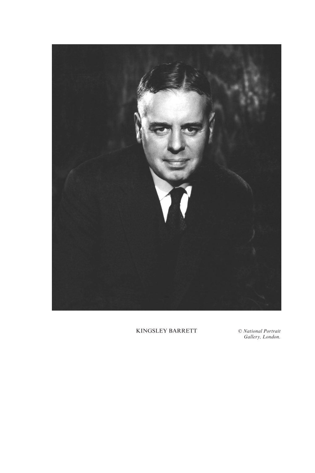 Charles Kingsley Barrett 1917–2011