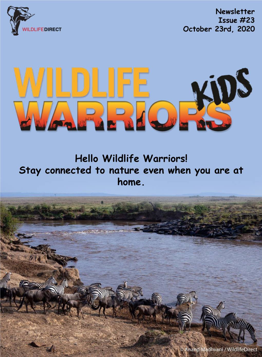 Hello Wildlife Warriors! Stay Connected to Nature Even When You Are at Home