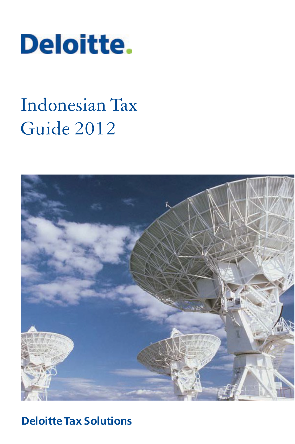 Indonesian Tax Guide 2012