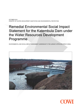 Remedial Environmental Social Impact Statement for the Katembula