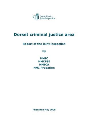 Dorset Criminal Justice Area