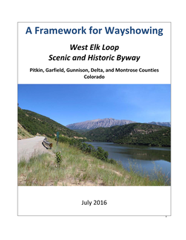 A Framework for Wayshowing