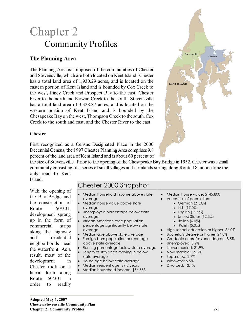 Chapter 2 Community Profiles