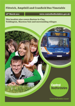 Flitwick, Ampthill and Cranfield Bus Timetable 6 Meppersha Meppersha 79.89 Moggerhan a X 61.321 W1 X Biggleswade Y Luton Airport W2