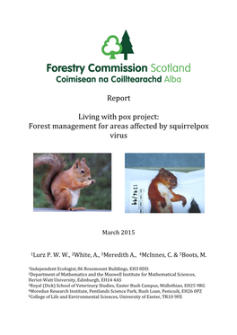 Forest Management for Areas Affected by Squirrelpox Virus