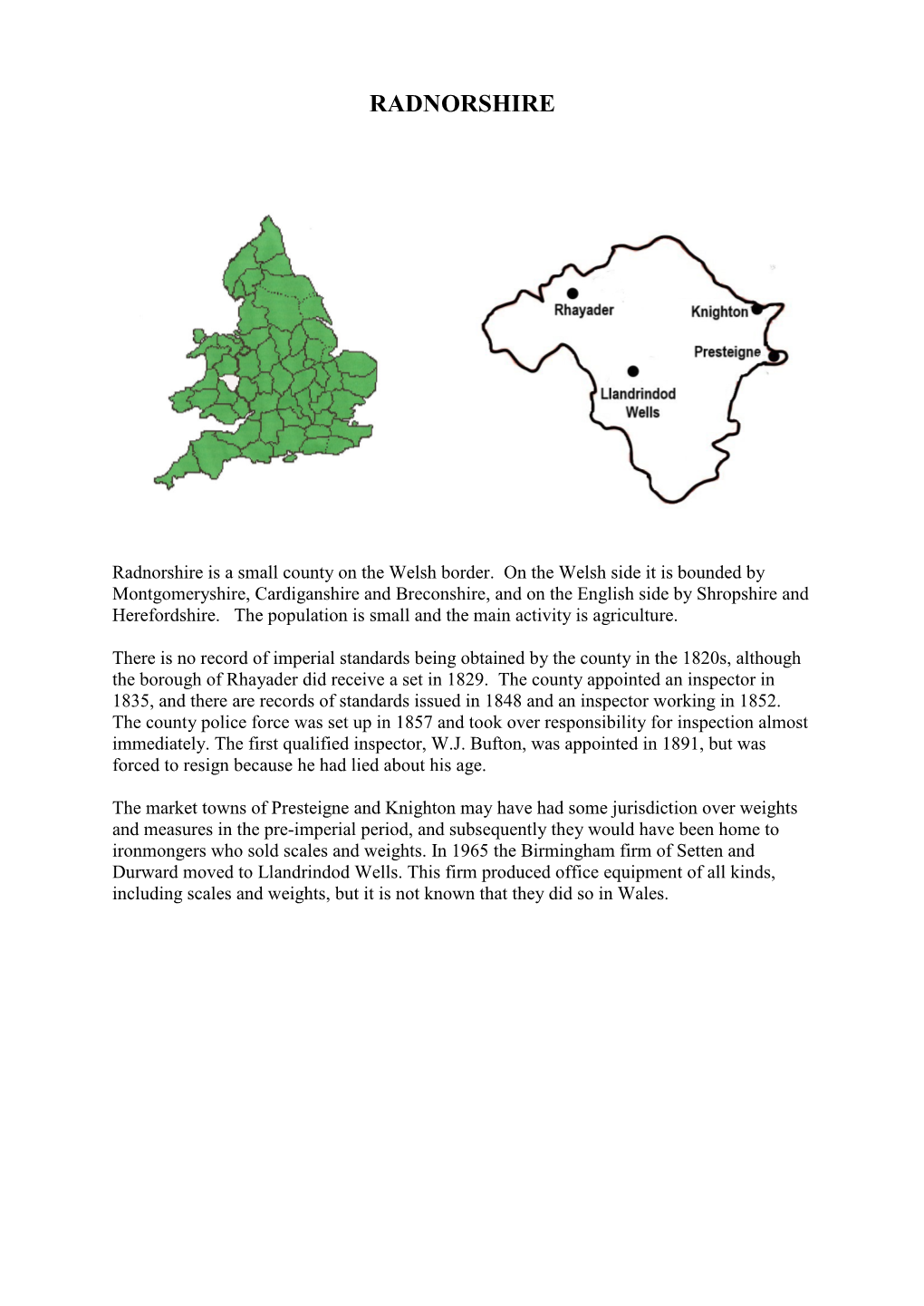 Radnorshire (Pdf)