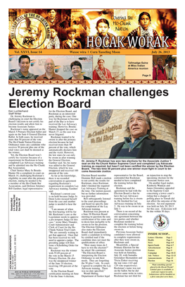 Jeremy Rockman Challenges Election Board