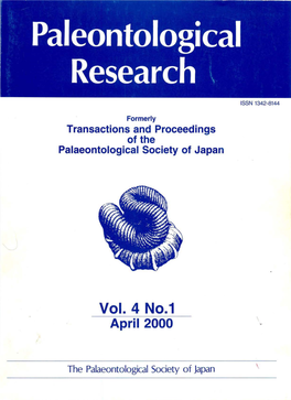 Vol. 4 No.1 April 2000 \