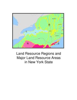 Land Resource Regions and Major Land Resource Areas in New York