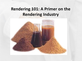 A Primer on the Rendering Industry Overview