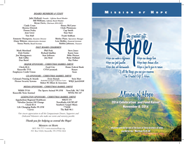 Mission of Hope