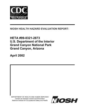 HHE Report No. HETA-99-0321-2873, U.S