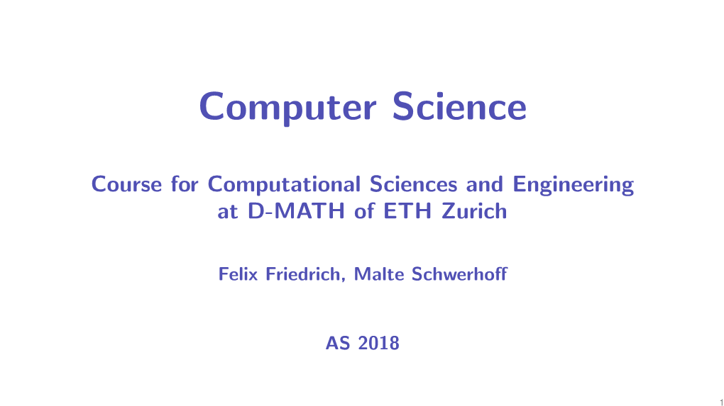 Computer Science