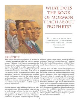 What Does the Book of Mormon Teach About Prophets?