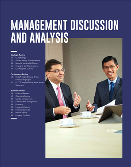 Management Discussion and Analysis