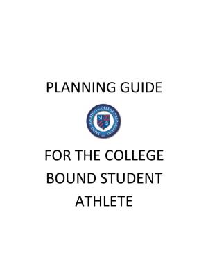 Planning Guide for the College-Bound Student-Athlete