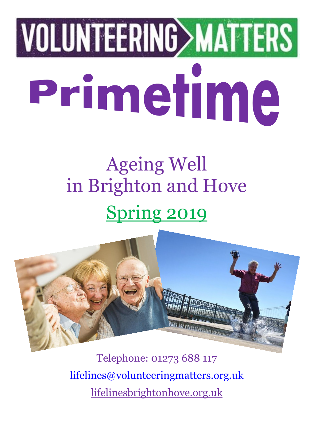 Ageing Well in Brighton and Hove Spring 2019