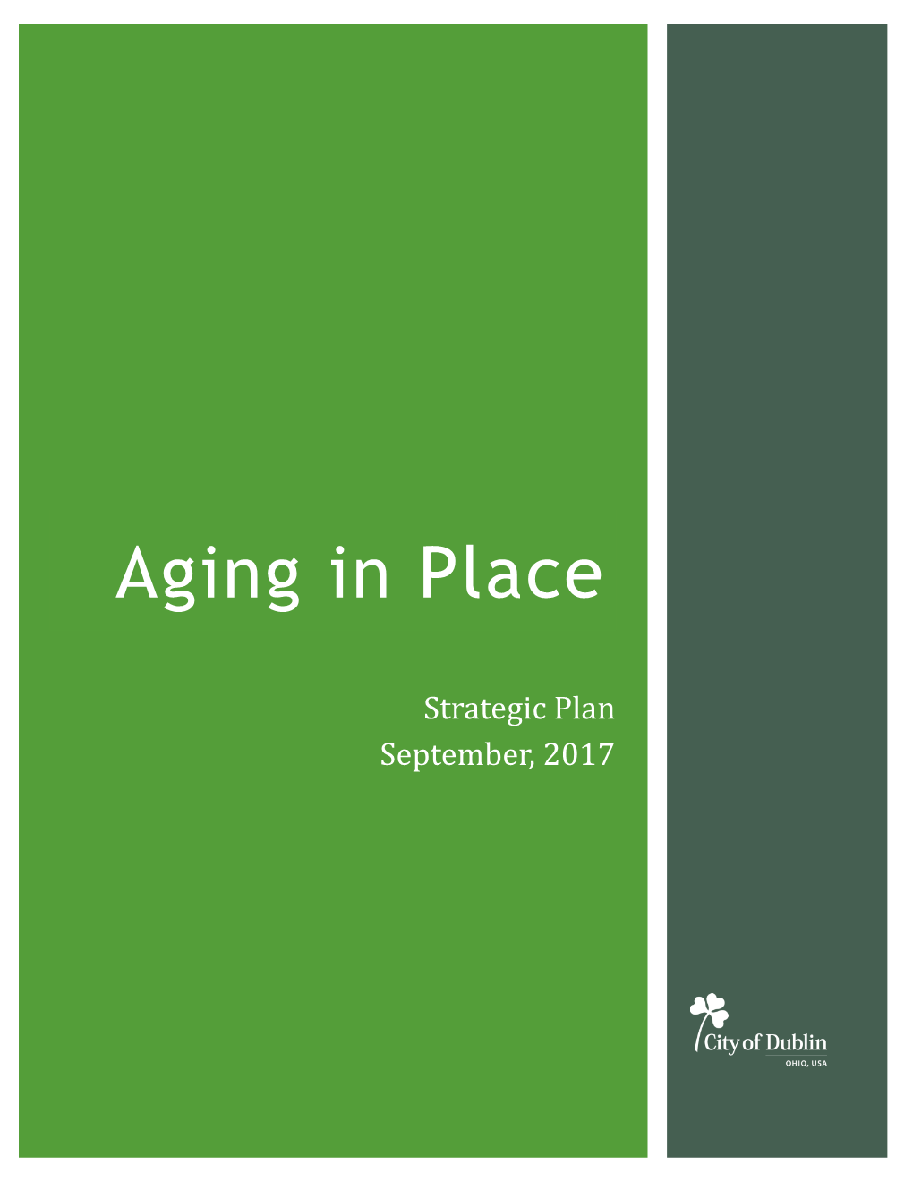 City's Aging in Place Plan