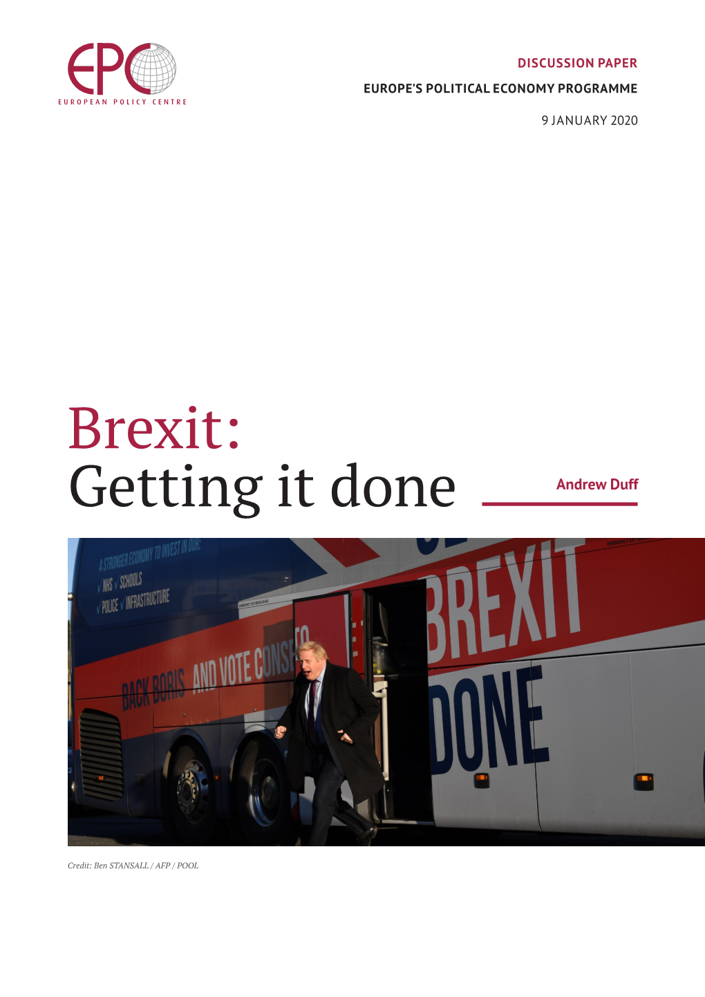 Brexit: Getting It Done Andrew Duff