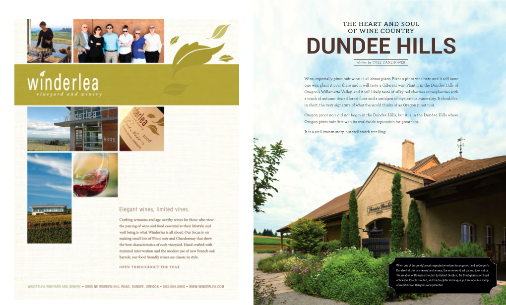 DUNDEE HILLS Written by COLE DANEHOWER