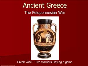 Ancient Greece the Peloponnesian War
