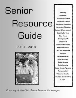 Senior Resource Guide, 2013-2014