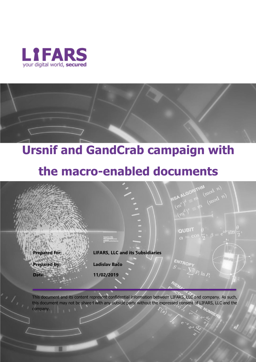 Ursnif and Gandcrab Campaign with the Macro-Enabled Documents