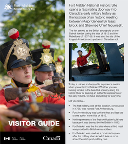 Download the Fort Malden National Historic Site Brochure