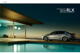 2014 Acura RLX Brochure