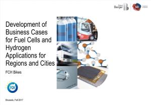 Development of Business Cases for Fuel Cells and Hydrogen Applications for Regions and Cities FCH Bikes