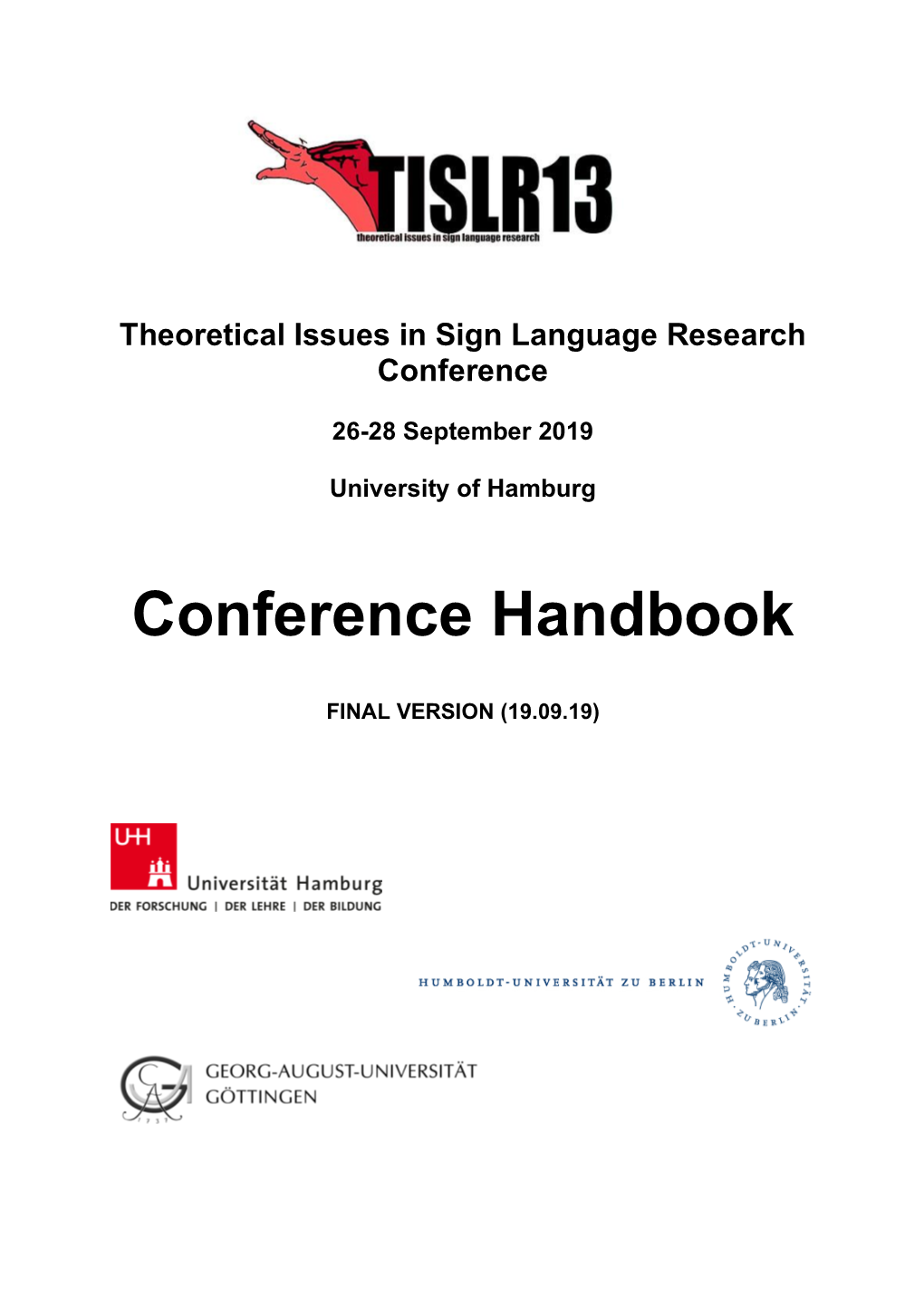 Conference Handbook