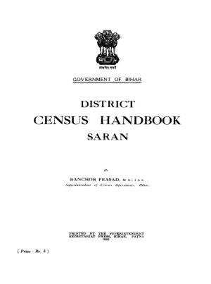 District Census Handbook Saran