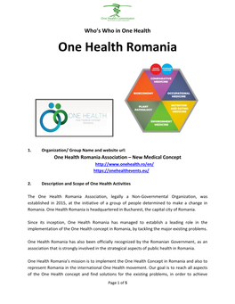 One Health Romania