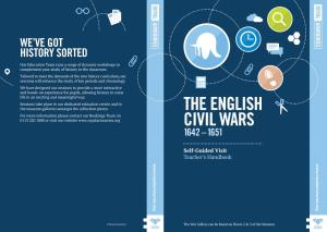 The English Civil Wars the English Civil Wars