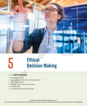 5 Ethical Decision Making