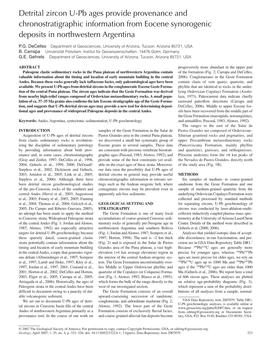 Decelles, P.G., Carrapa, B., and Gehrels, G.E., 2007, Detrital Zircon