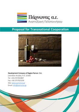Proposal for Transnational Cooperation