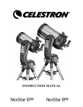 Celestron Nexstar 6 SE Manual