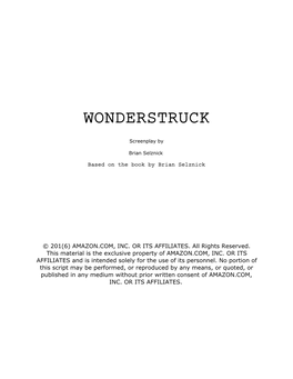 Wonderstruck