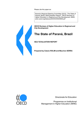 The State of Paraná, Brazil