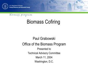 Biomass Cofiring