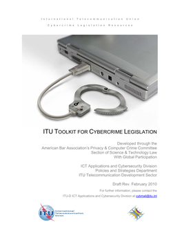 Itu Toolkit for Cybercrime Legislation