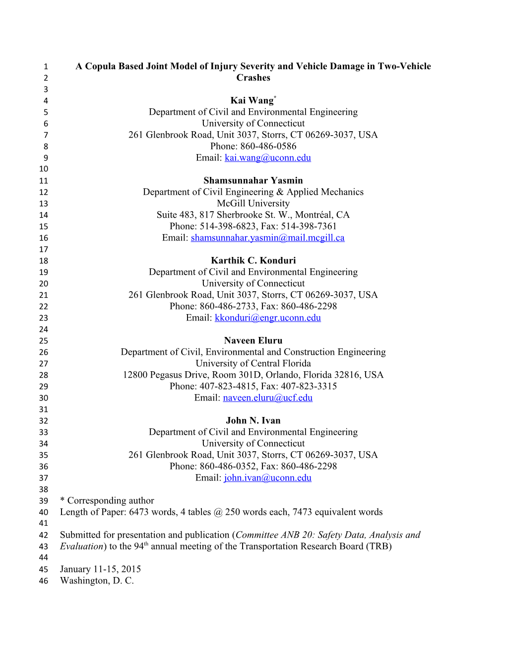 A Copula Based Joint Model of Injury Severity and Vehicle Damage in Two-Vehicle Crashes