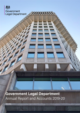 1 Government Legal Department Annual Report and Accounts 2019-20