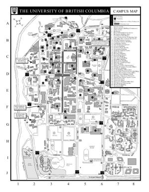 University of British Columbia Campus Map
