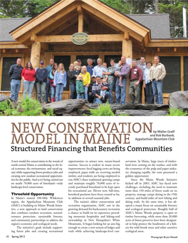 New Conservation Model in Maine