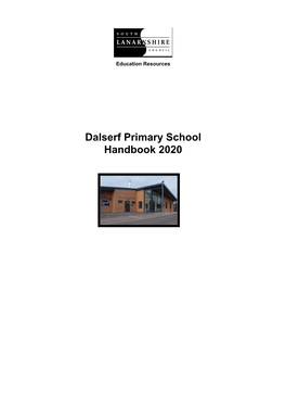 Dalserf Primary School Handbook 2020