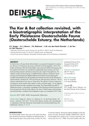 The Kor & Bot Collection Revisited, with a Biostratigraphic Interpretation Of