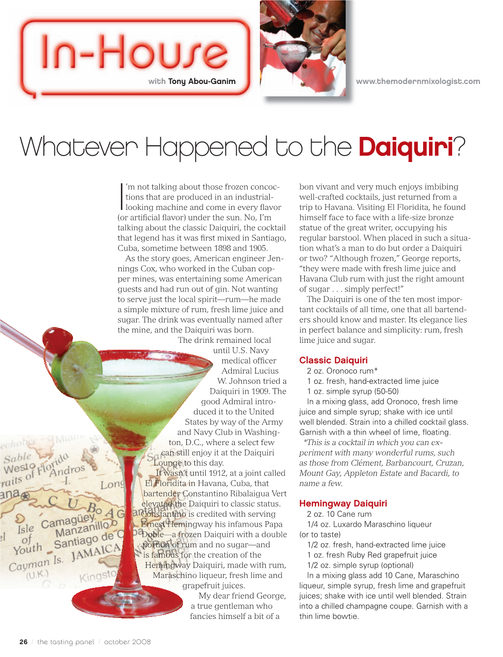 What Ever Happened to the Daiquiri?