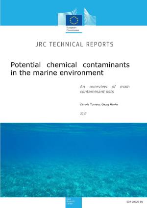 Potential Chemical Contaminants in the Marine Environment